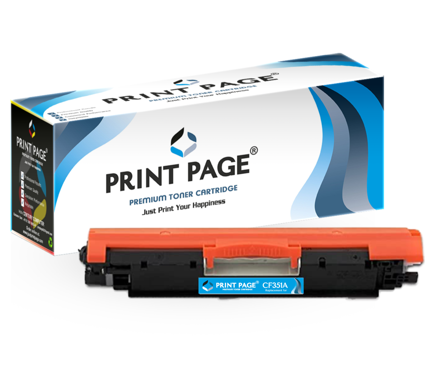 Print Page 130A Toner Cartridge Cyan