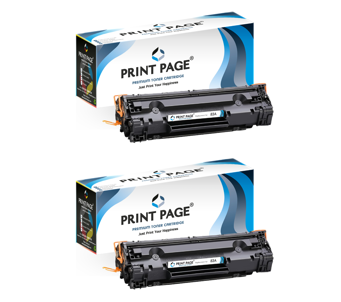 Print Page 83A (CF283A) Toner Cartridge Set of 2