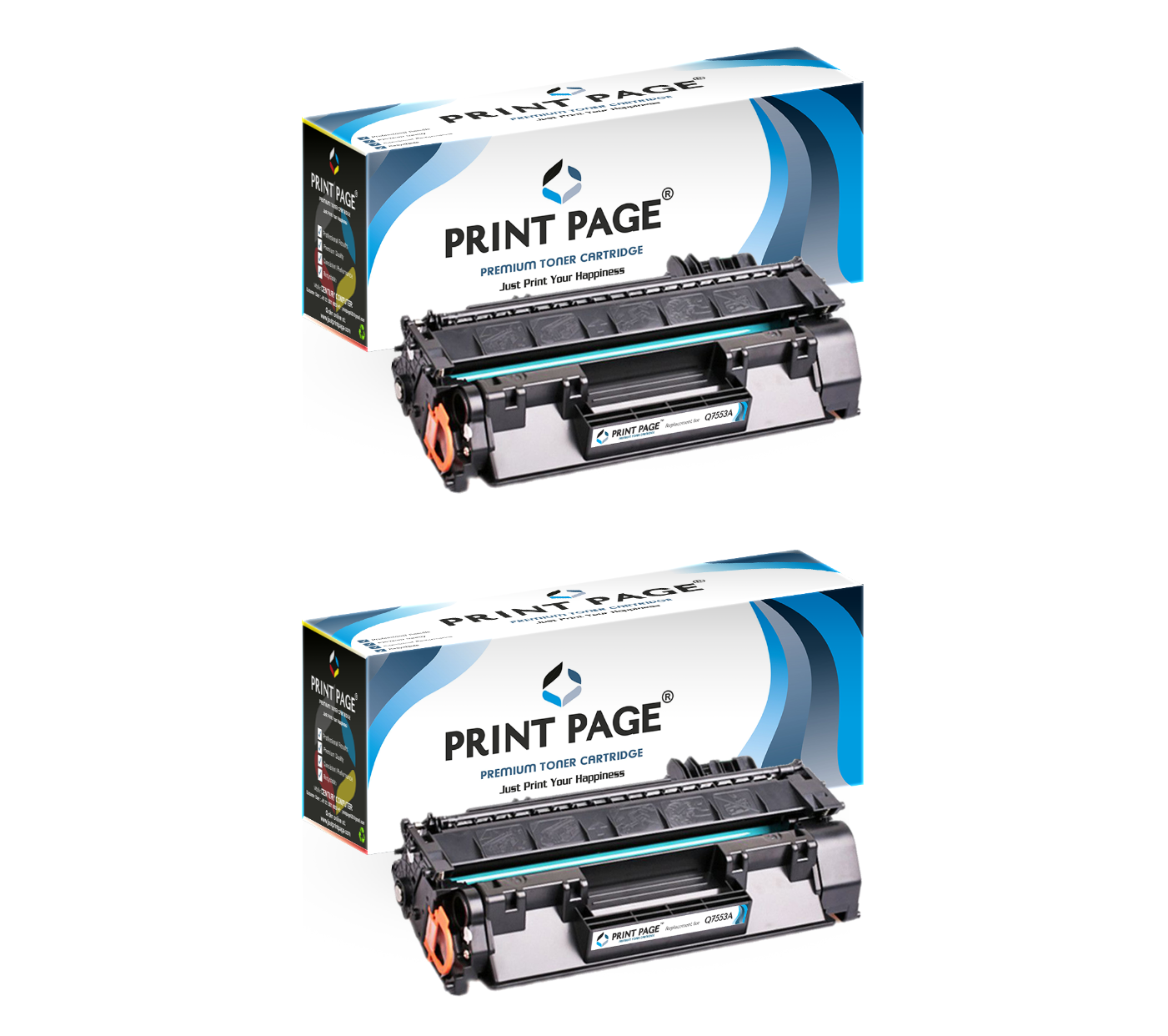 Print Page 53A (Q7553A) Toner Cartridge Set of 2