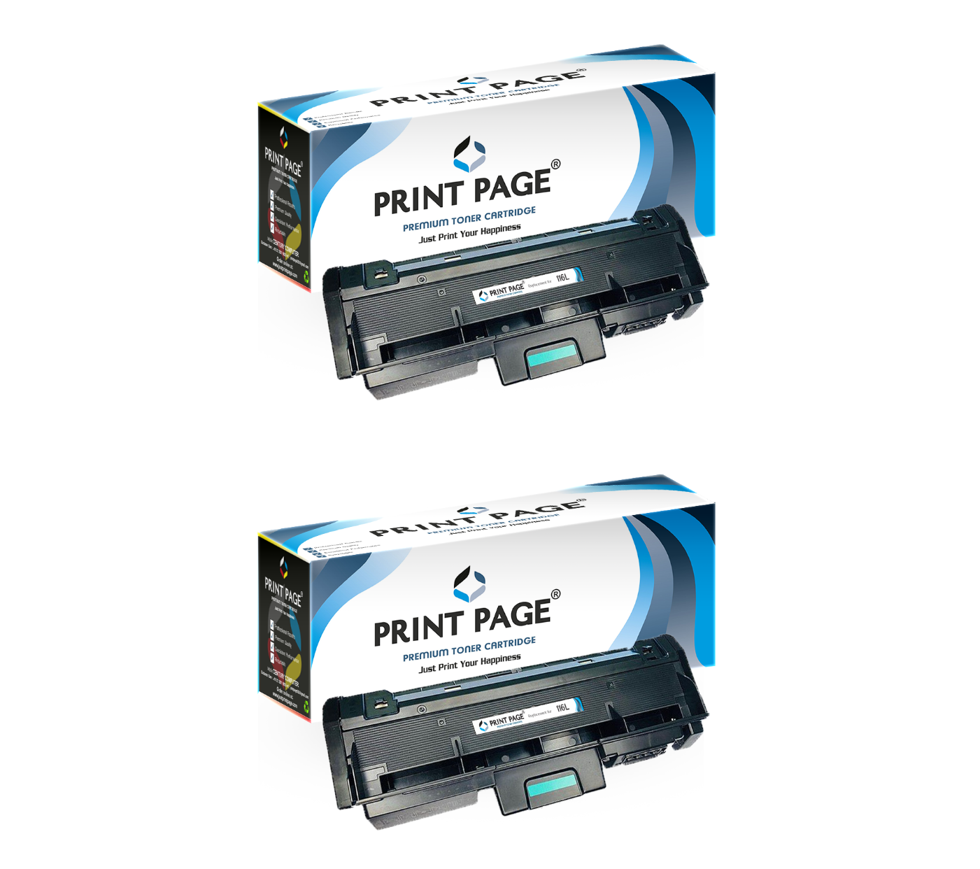 Print Page 116L (MLT-D116L) Toner Cartridge Set of 2