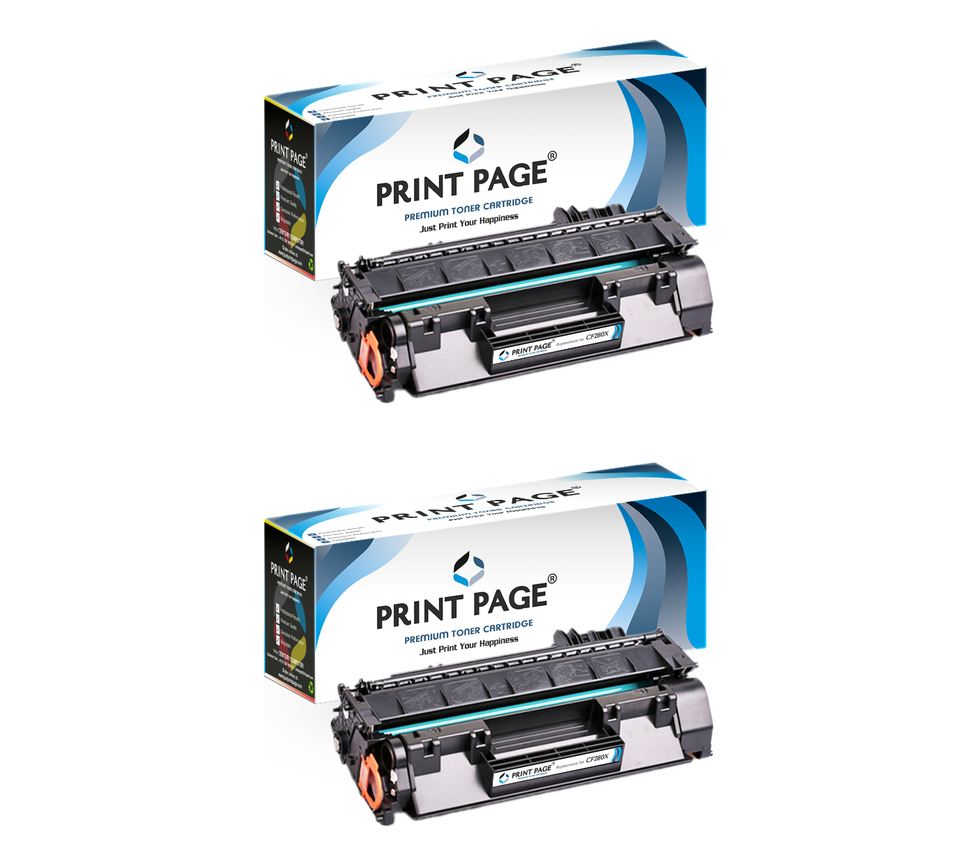 Print Page 80X (CF280X) Toner Cartridge Set of 2