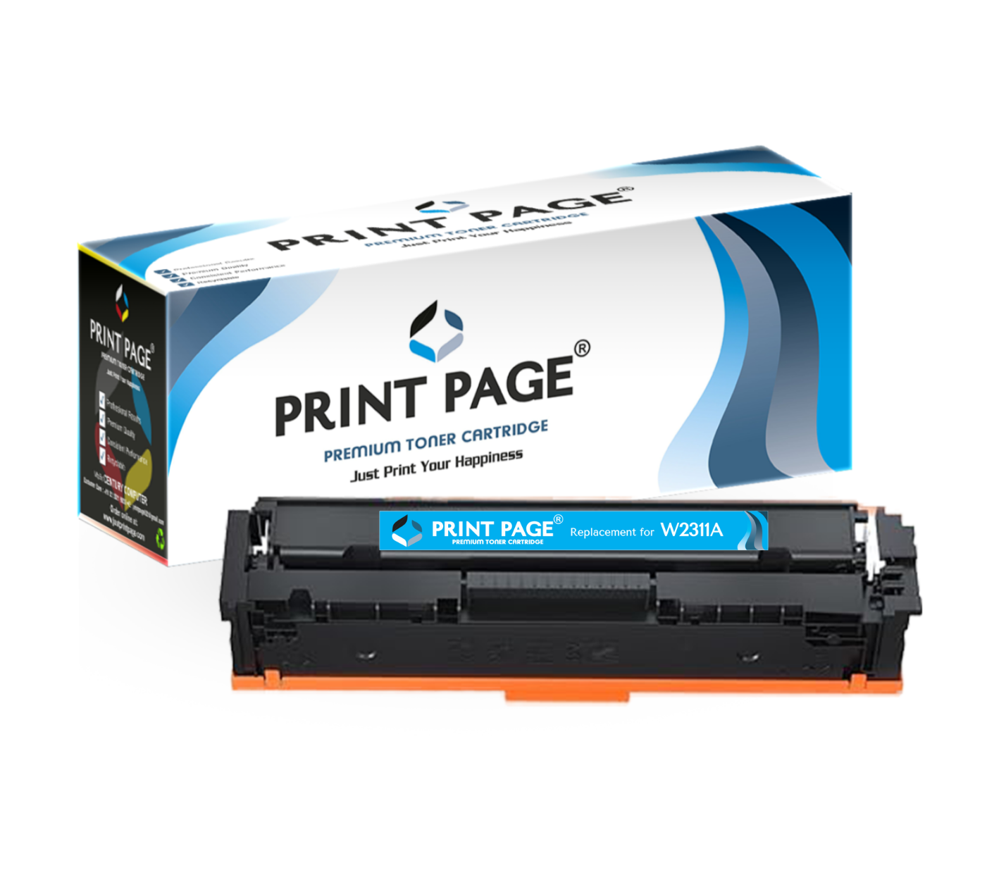 Print Page 215A Toner Cartridge Cyan
