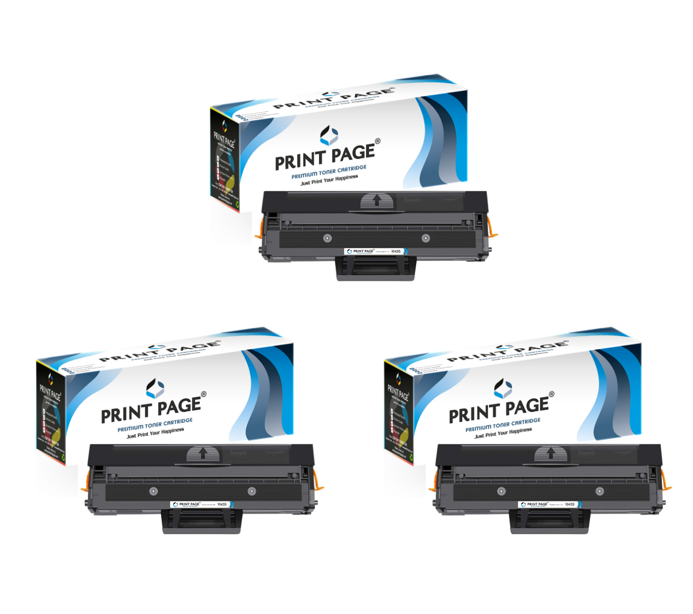 Print Page 1043S (MLT-D1043S) Toner Cartridge Set of 3