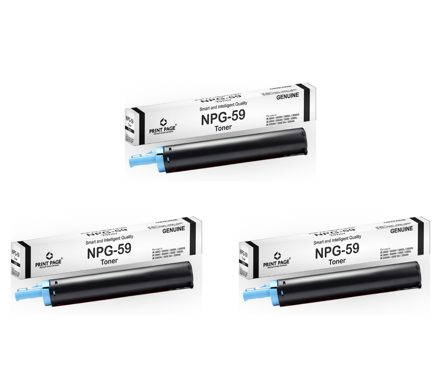 Print Page NPG-59 Toner Cartridge Set of 3