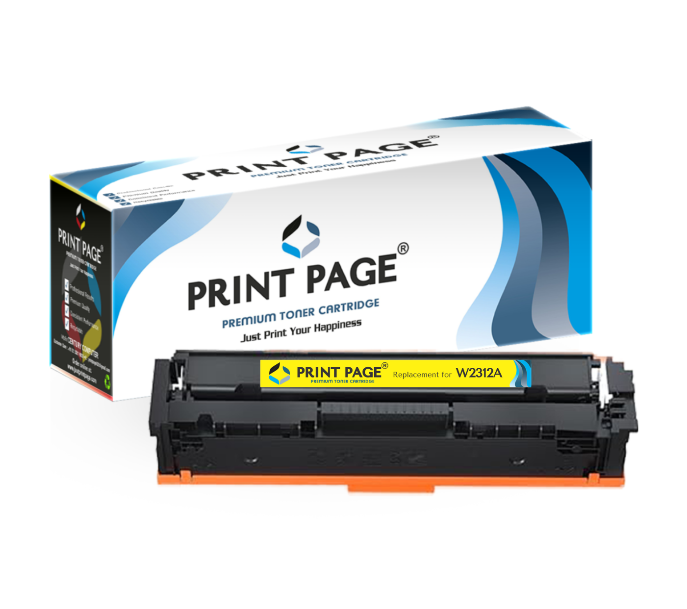 Print Page 215A Toner Cartridge Yellow