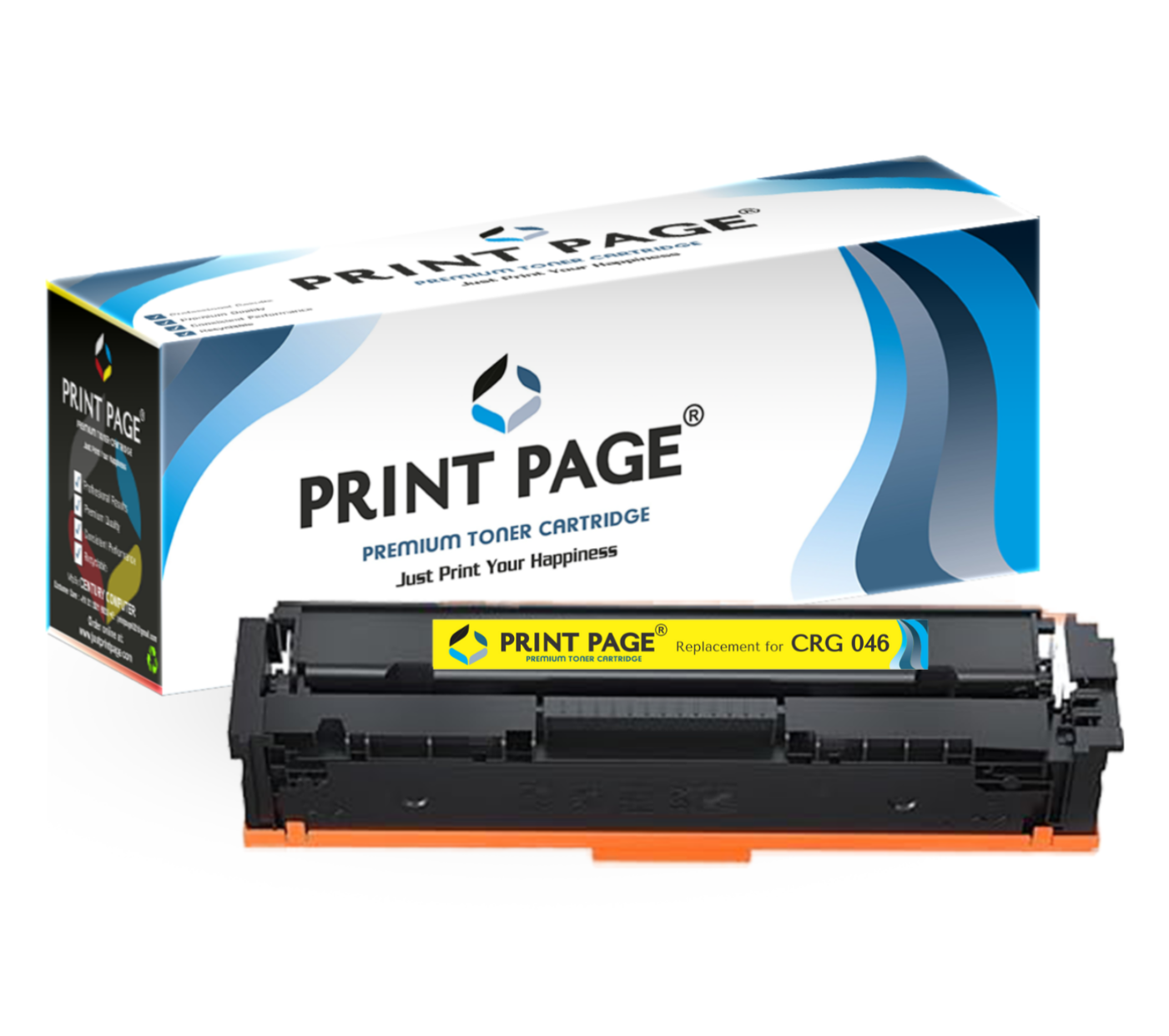 Print Page CRG 046 Toner Cartridge Yellow