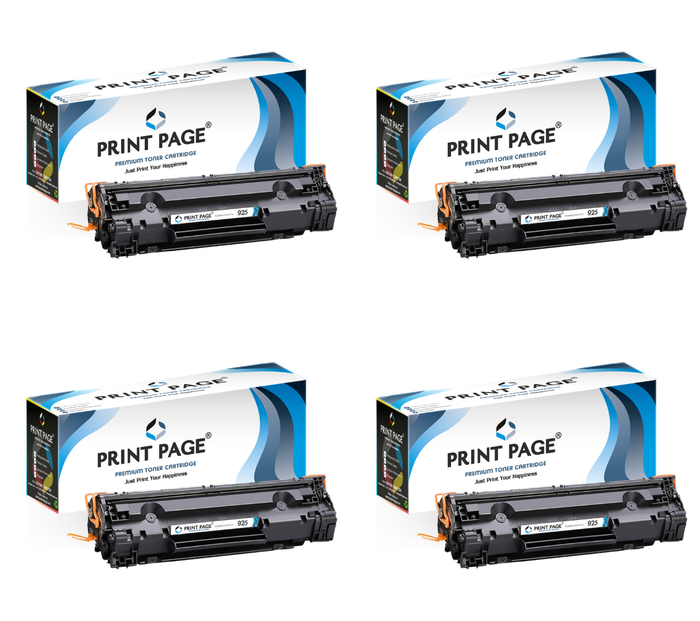 Print Page 925 Toner Cartridge Set of 4