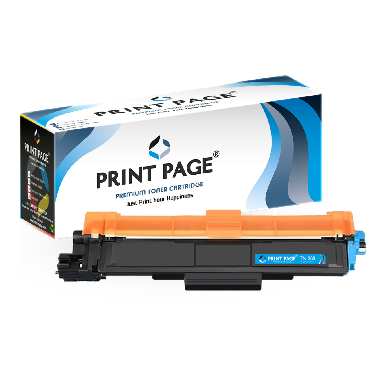 Print Page TN 263 Toner Cartridge Cyan