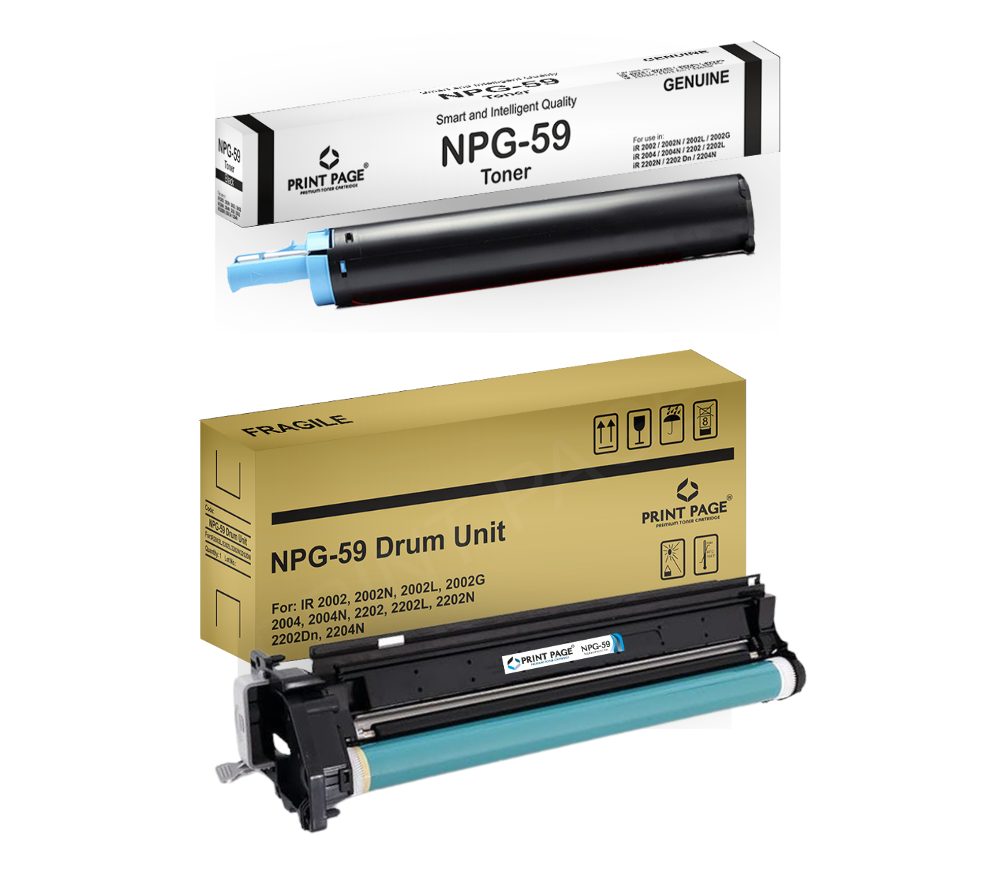 Print Page NPG-59 Toner Cartridge + Imaging Drum Unit (Combo Pack)