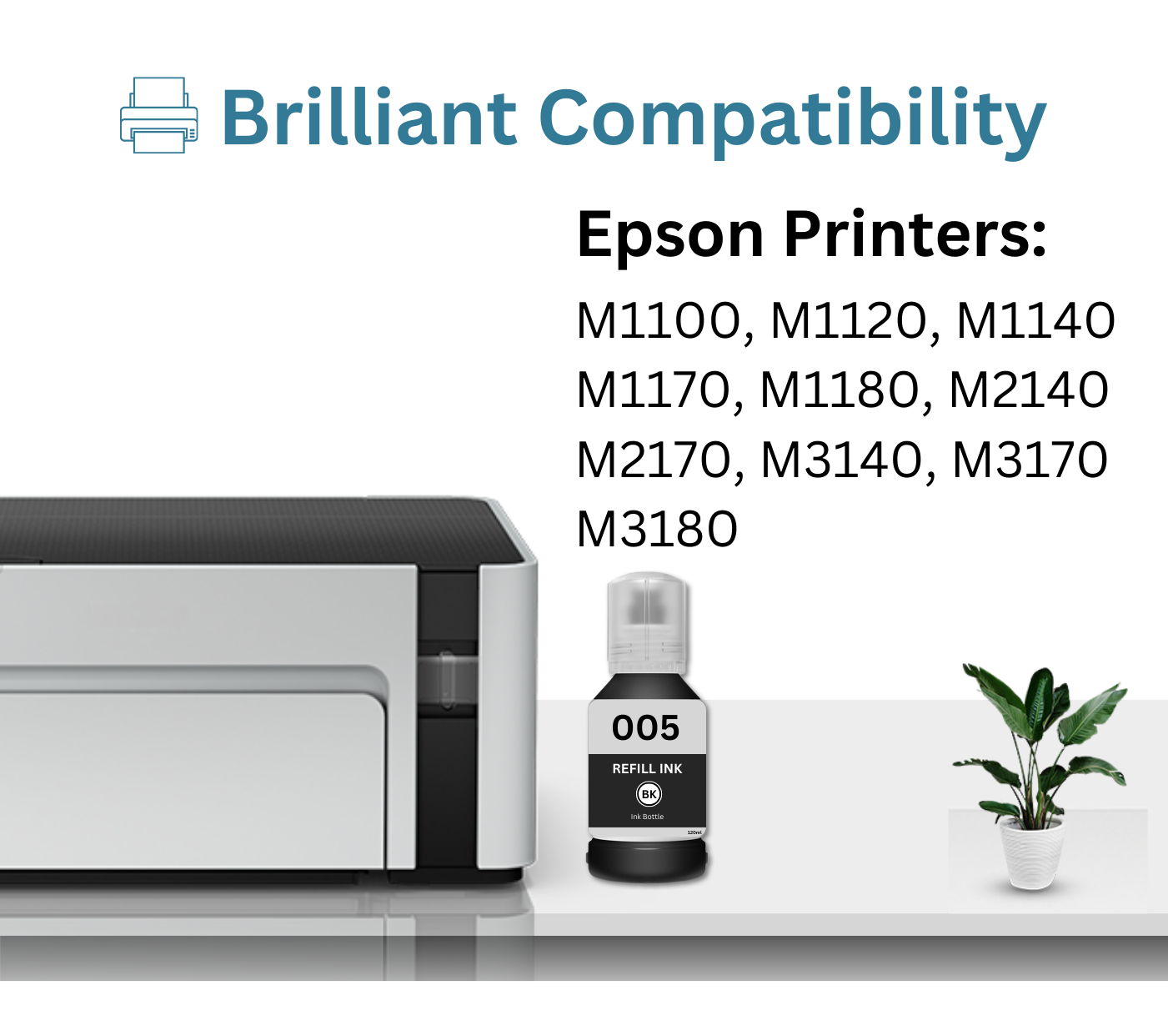 Print Page 005 Refill Ink Bottle (120ml) 1 pcs