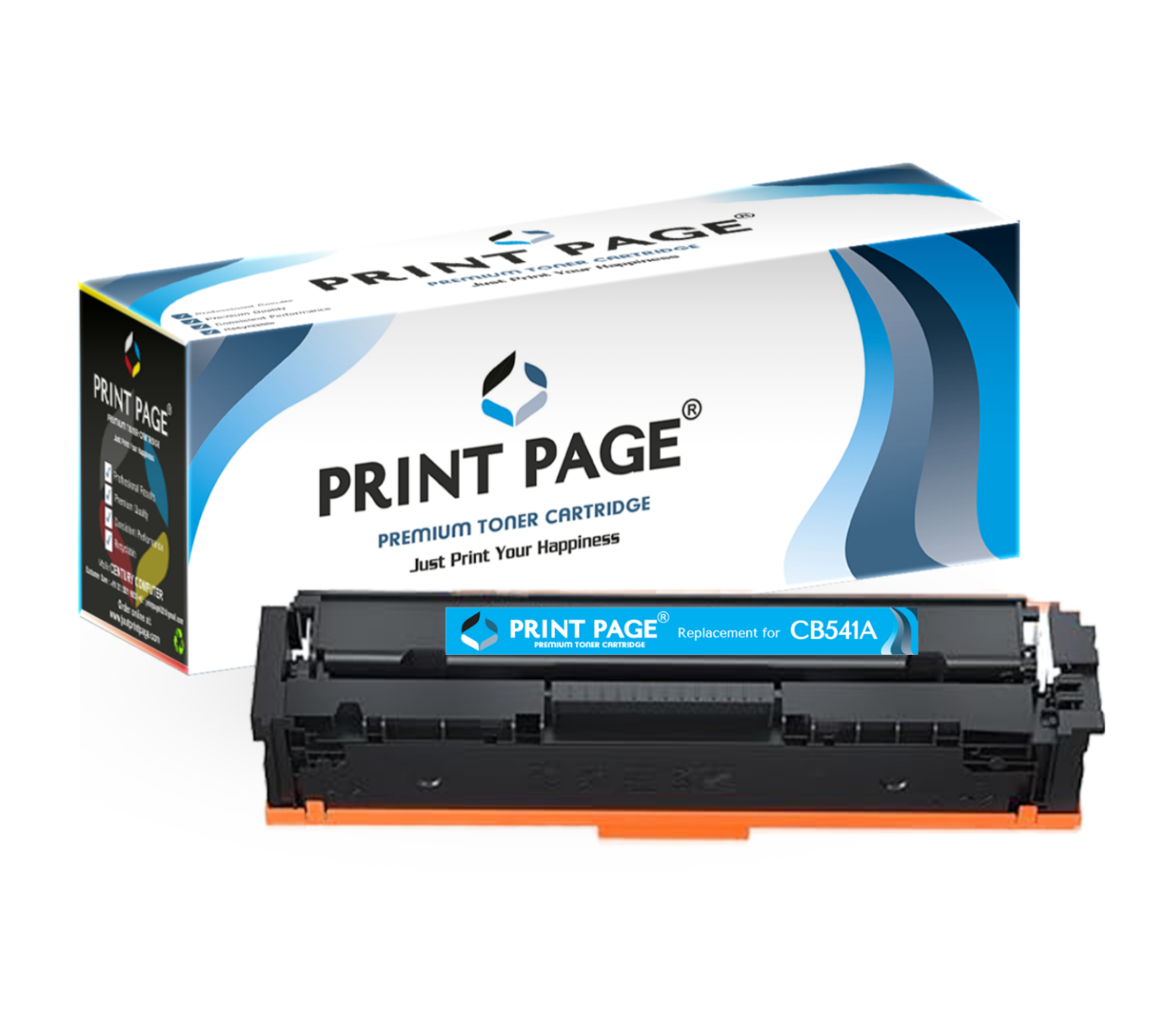 Print Page 125A Toner Cartridge Cyan