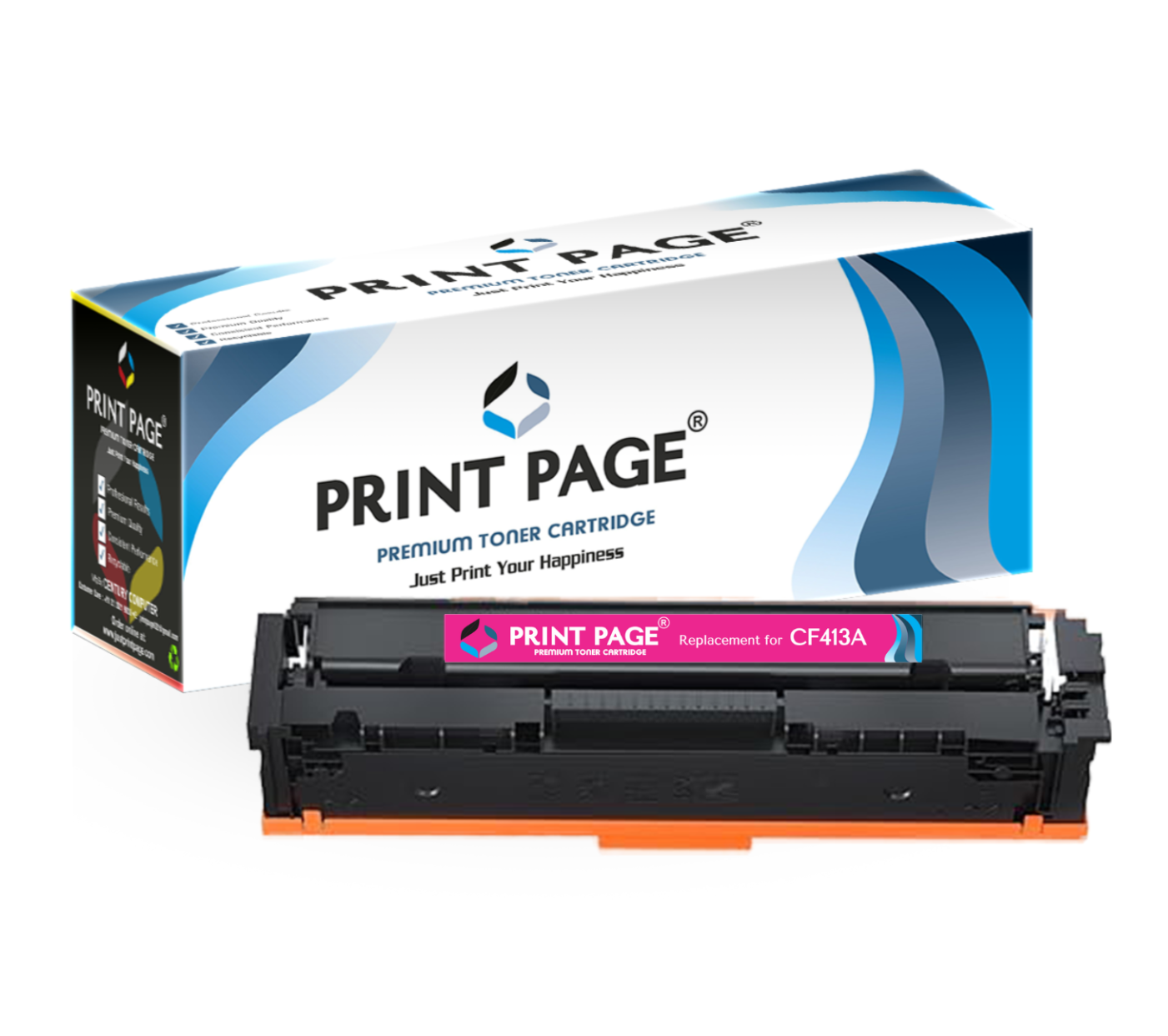 Print Page 410A Toner Cartridge Magenta