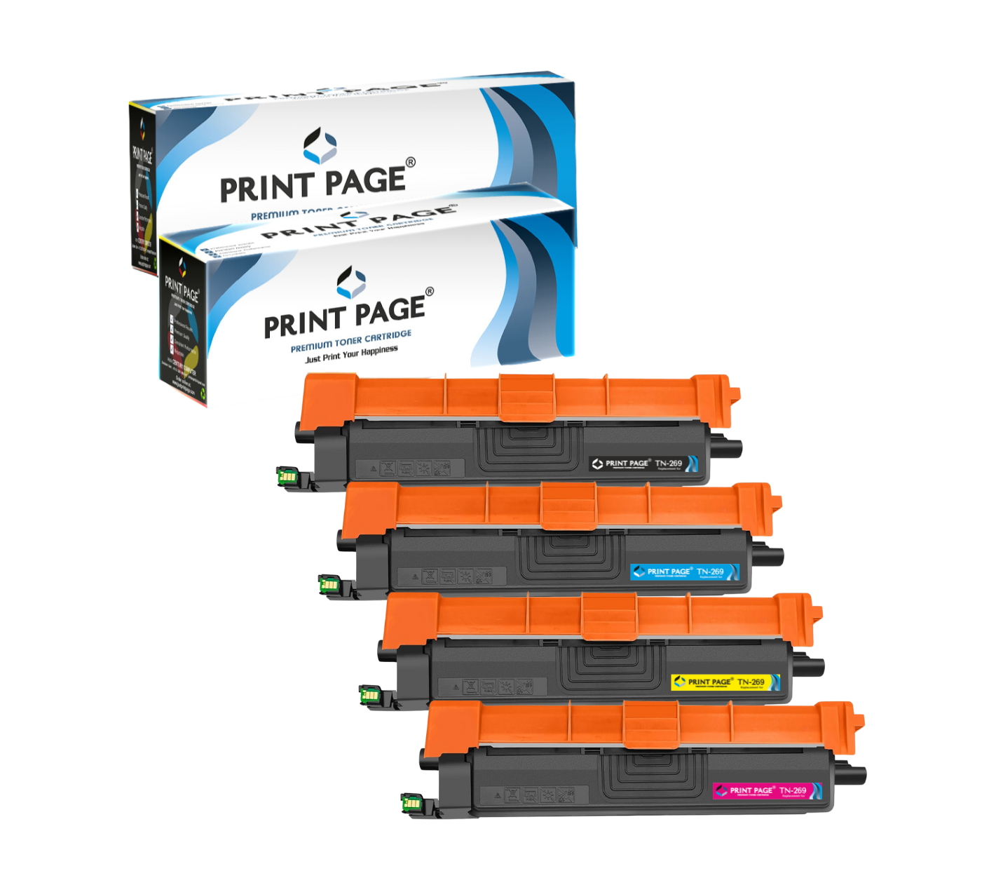 Print Page TN 269 Toner Cartridge 4 Color Combo