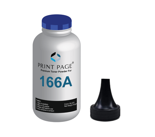 Print Page 166A Toner Powder Bottle (80gm) (1 Bottle)
