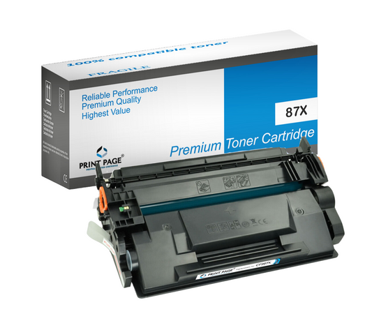 Print Page 87X (CF287X) Toner Cartridge 1 pcs
