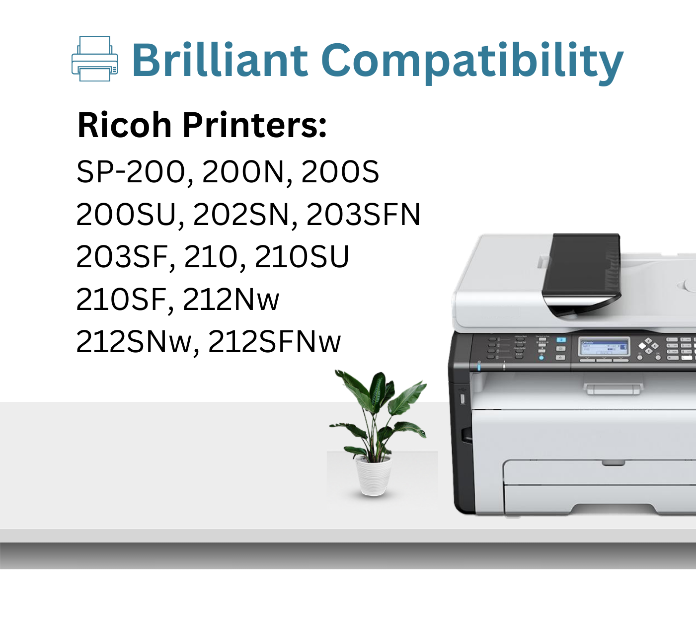 Print Page SP 210 Toner Cartridge Set of 2