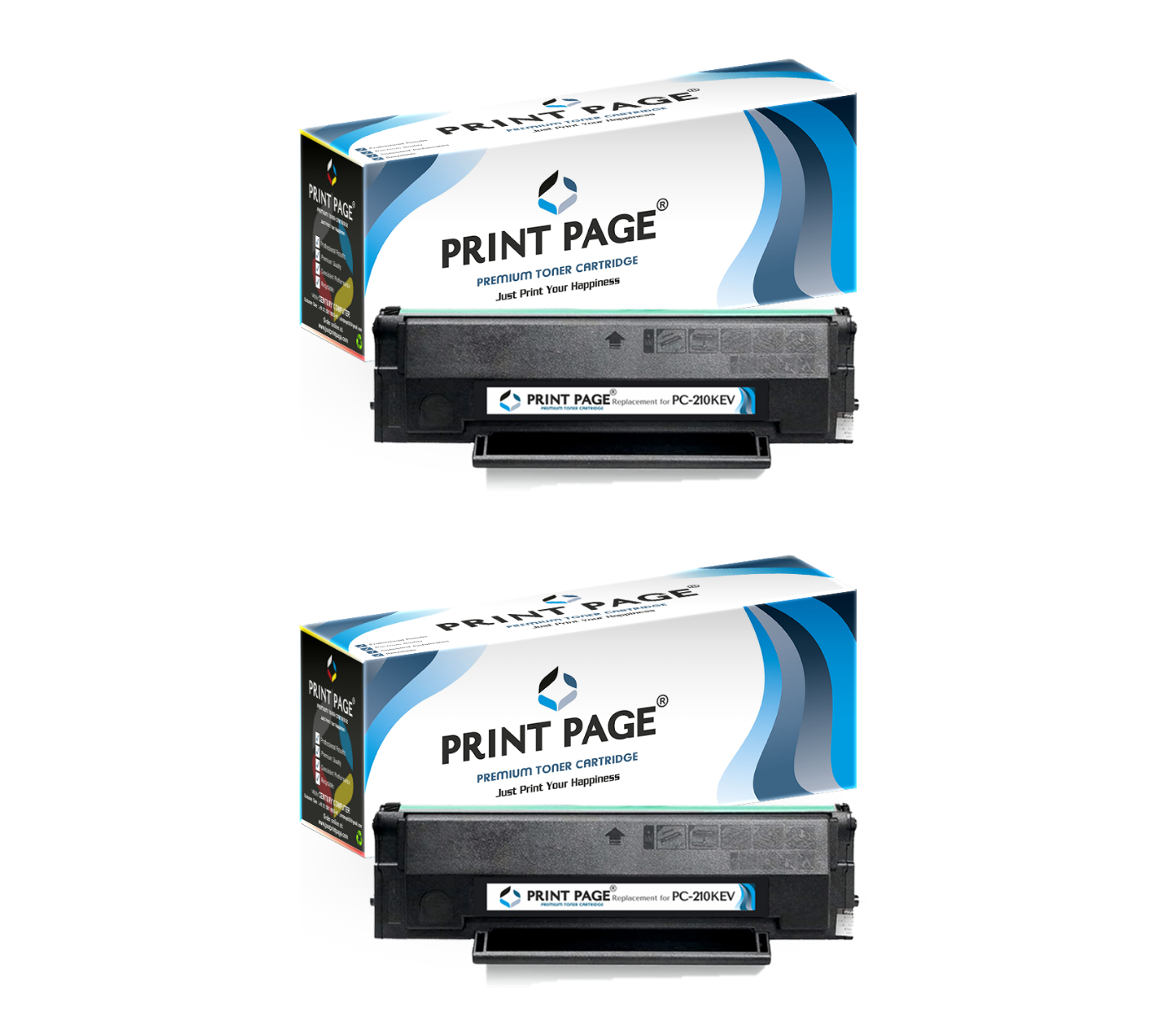Print Page PC-210KEV Toner Cartridge Set of 2
