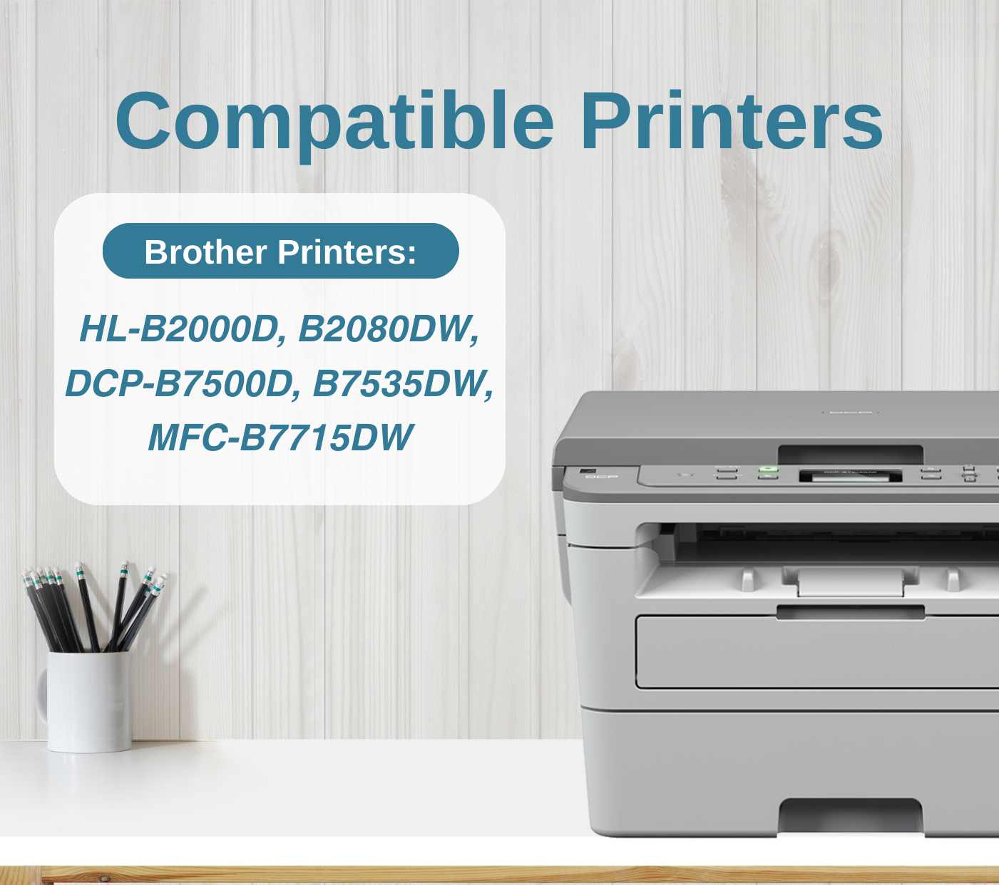 Print Page TN-B021 Toner Powder Bottle (80gm) (1 Bottle)