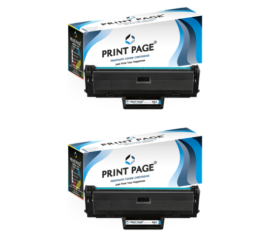 Print Page 166A (W1660A) Toner Cartridge (Set of 2)