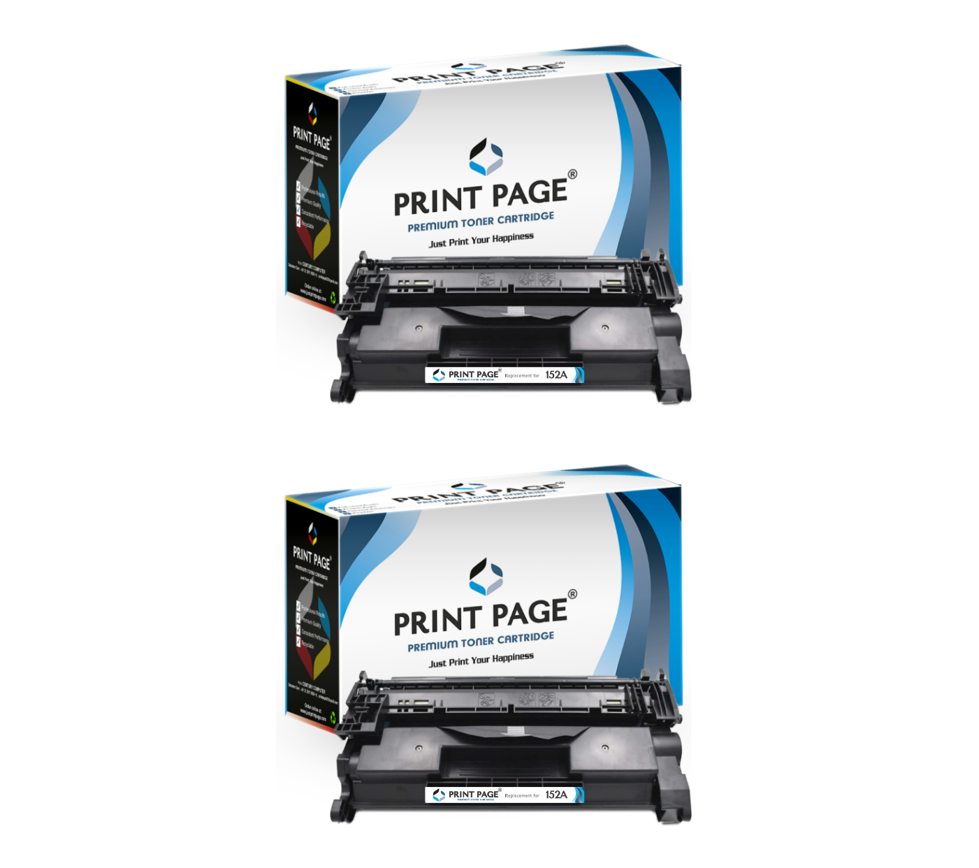 Print Page 152A (W1520A) Toner Cartridge (Set of 2)