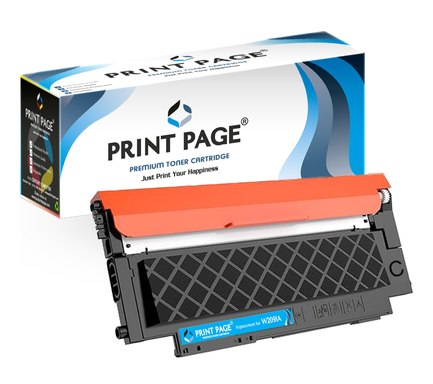 Print Page 119A Toner Cartridge Cyan