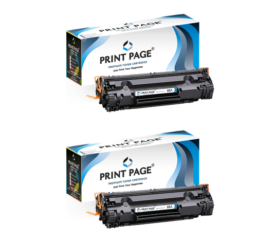 Print Page 88A (CC388A) Toner Cartridge (Set of 2)