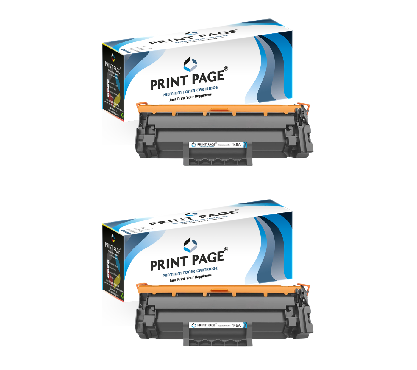 Print Page 146A (W1460A) Toner Cartridge (Set of 2)