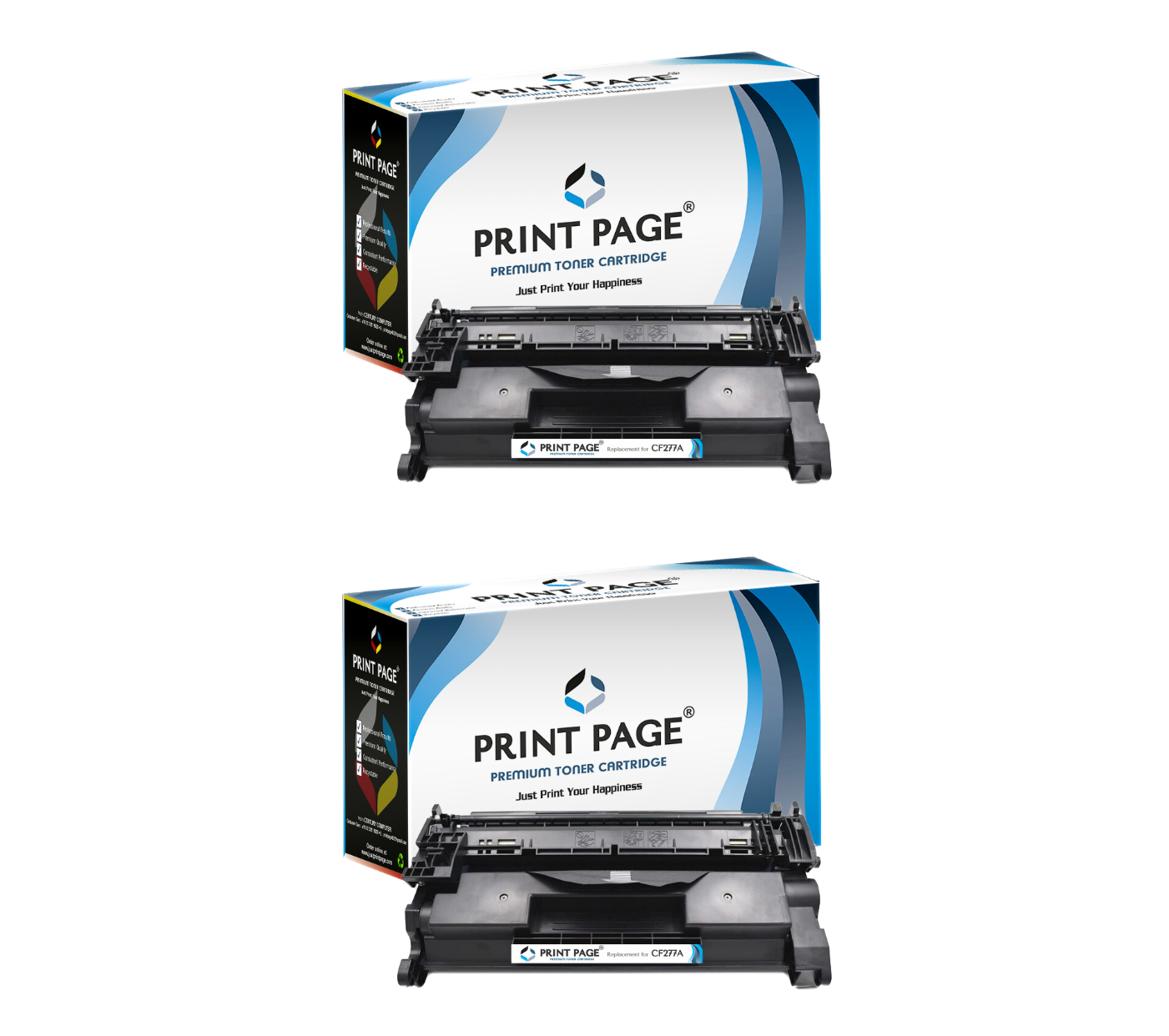 Print Page 77A (CF277A) Toner Cartridge (Set of 2)