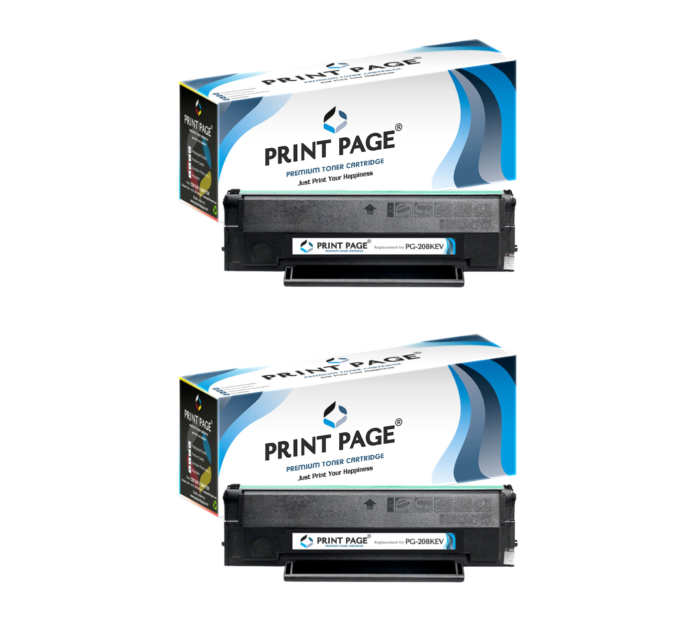 Print Page PG-208KEV Toner Cartridge Set of 2