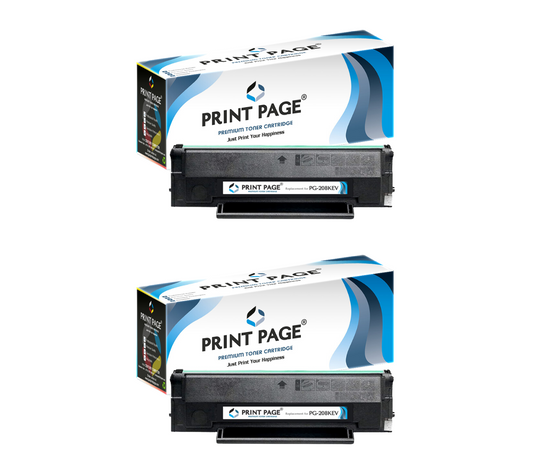 Print Page PG-208KEV Toner Cartridge Set of 2