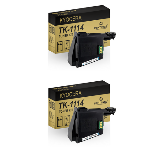 Print Page TK-1114 Toner Cartridge Set of 2
