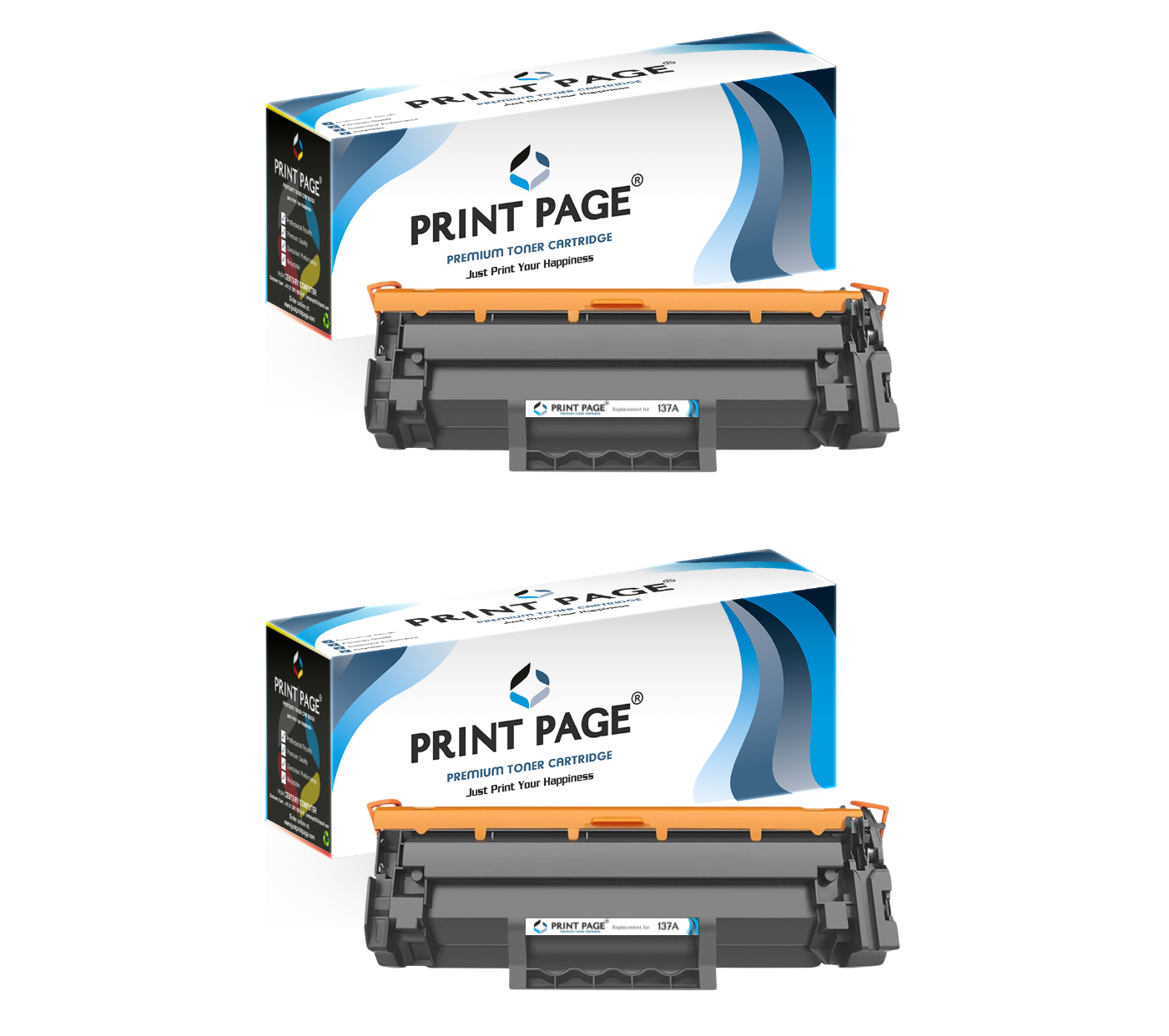 Print Page 137A (W1370A) Toner Cartridge (Set of 2)