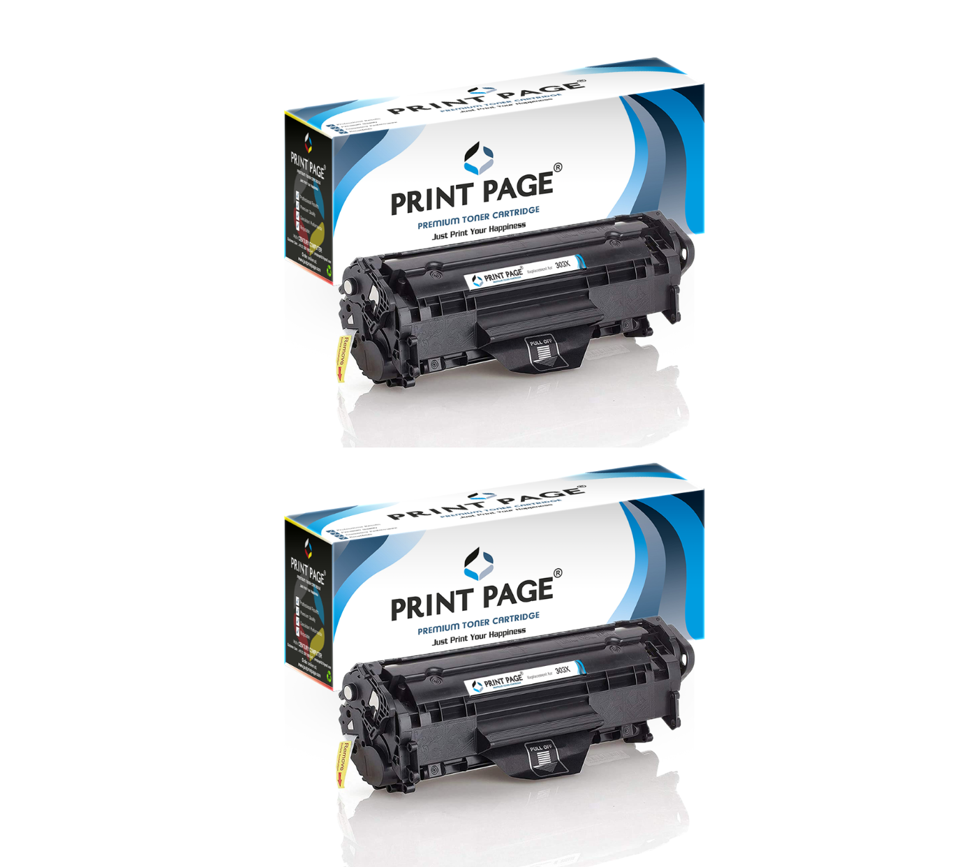 Print Page 303X Toner Cartridge Set of 2
