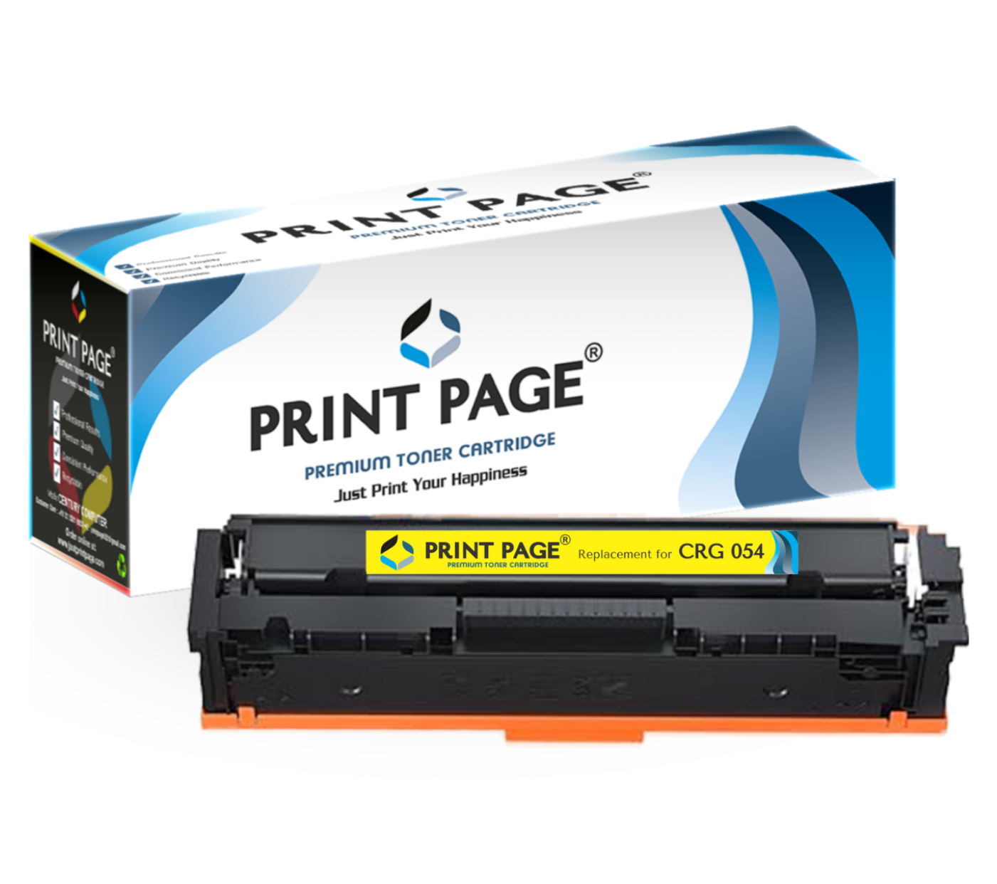 Print Page CRG 054 Toner Cartridge Yellow