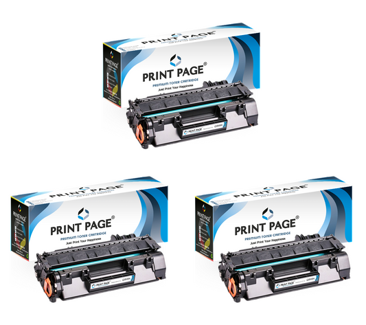 Print Page 49A (Q5949A) Toner Cartridge Set of 3