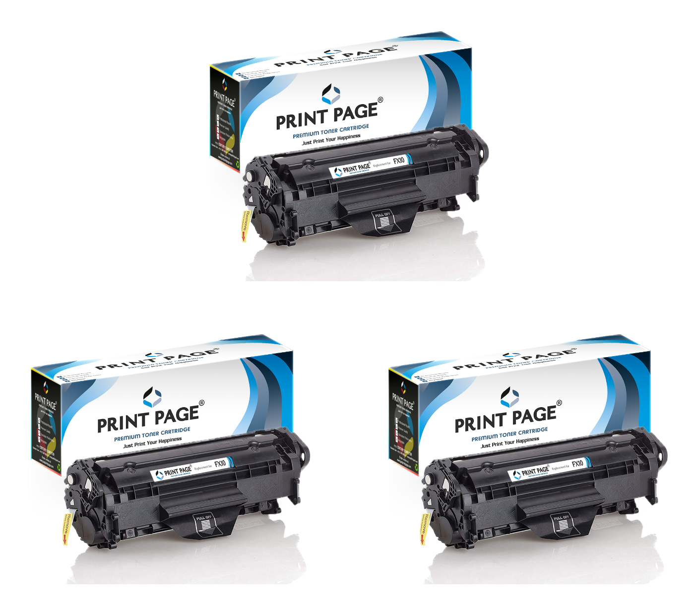 Print Page FX10 Toner Cartridge (Set of 3)