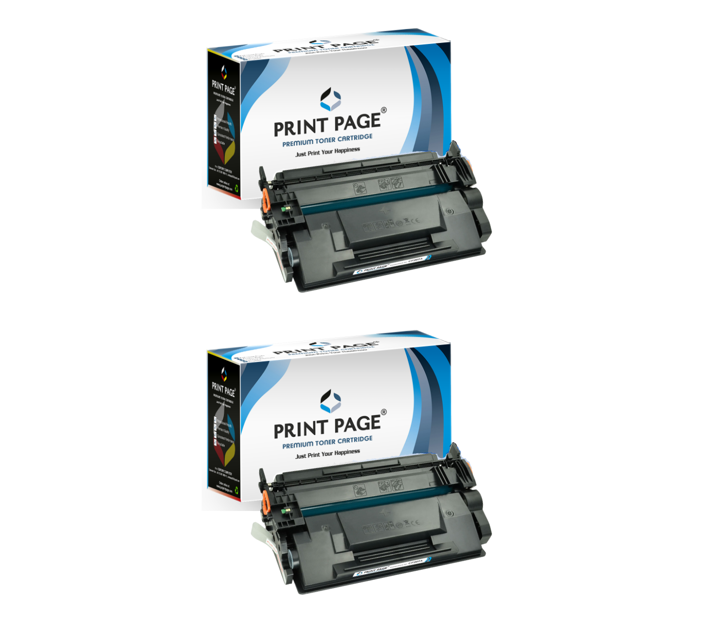 Print Page 87A (CF287A) Toner Cartridge Set of 2