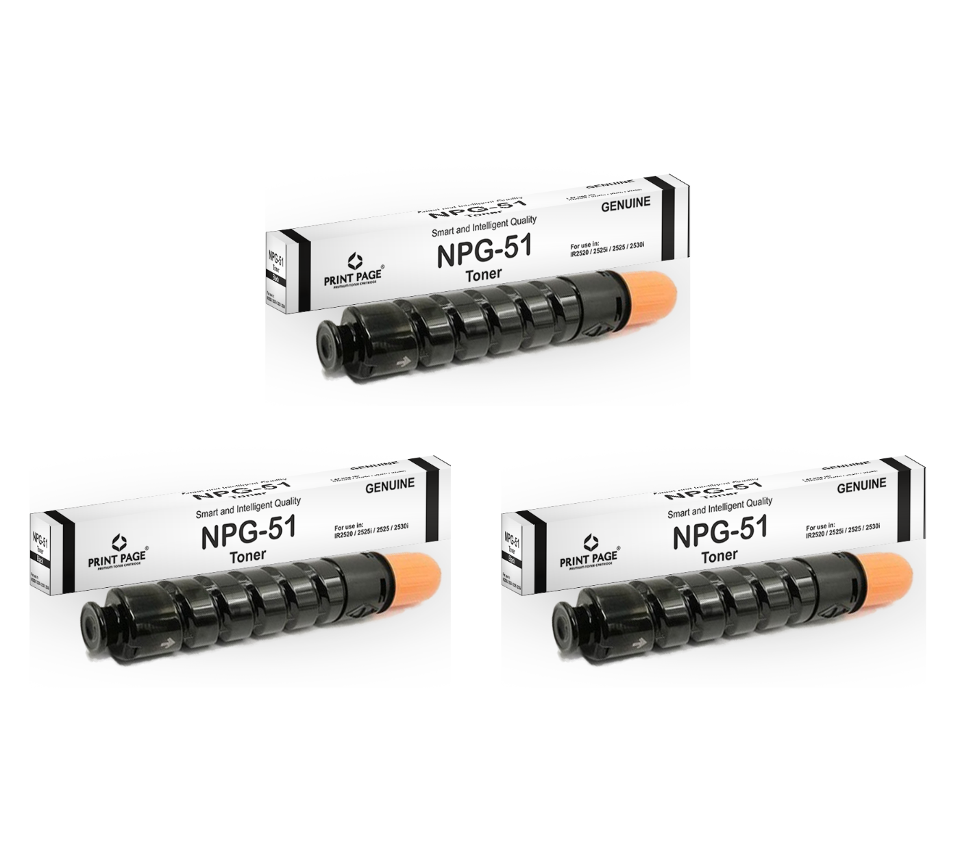 Print Page NPG-51 Toner Cartridge Set of 3