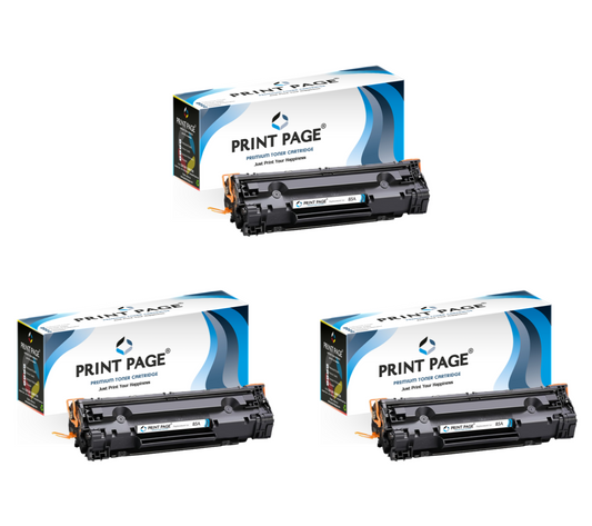 Print Page 85A (CE285A) Toner Cartridge Set of 3
