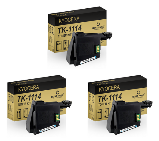 Print Page TK-1114 Toner Cartridge Set of 3
