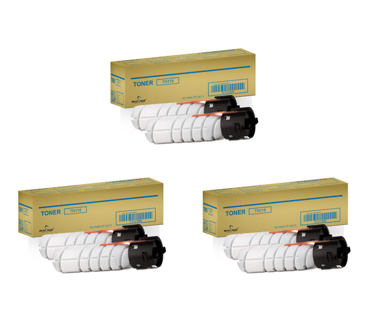 Print Page TN 118 Toner Cartridge Set of 3