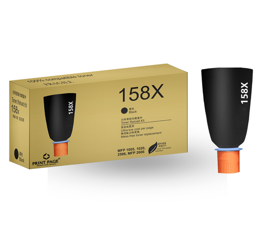 Print Page 158X (W1580X) Toner Reload Kit 1 pcs