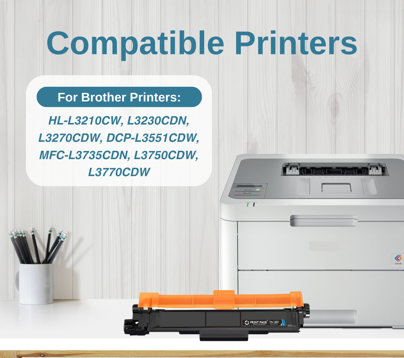 Print Page TN 267 Toner Cartridge Black