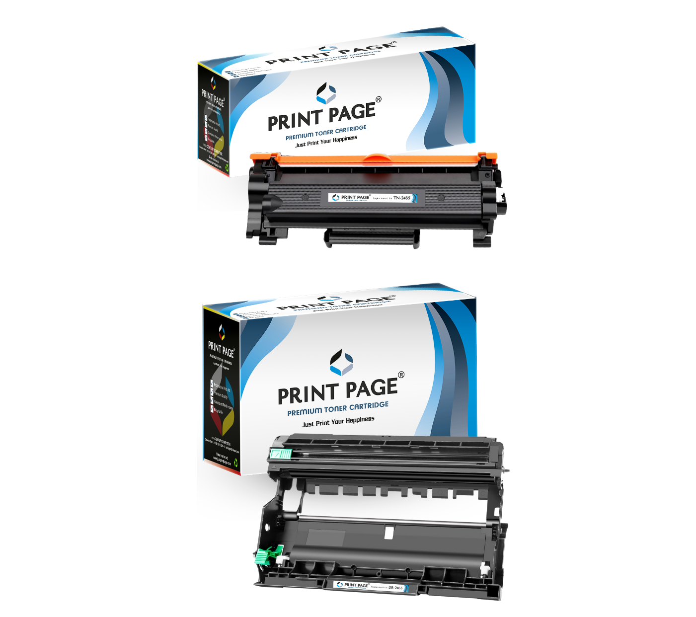 Print Page TN-2465 Toner Cartridge + DR-2465 Imaging Drum Unit (Combo Pack)