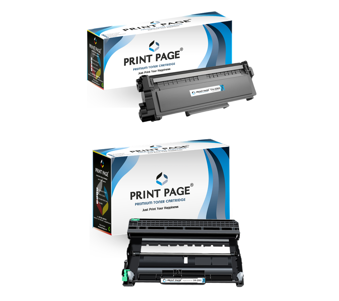 Print Page TN-2365 Toner Cartridge + DR-2365 Imaging Drum Unit (Combo Pack)