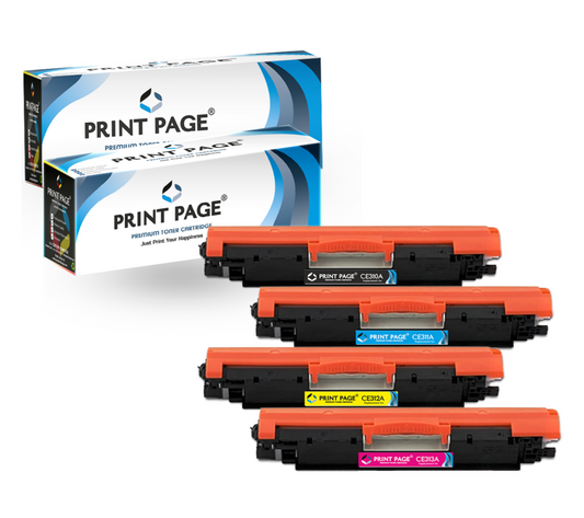 Print Page 126A Toner Cartridge 4 Color Combo