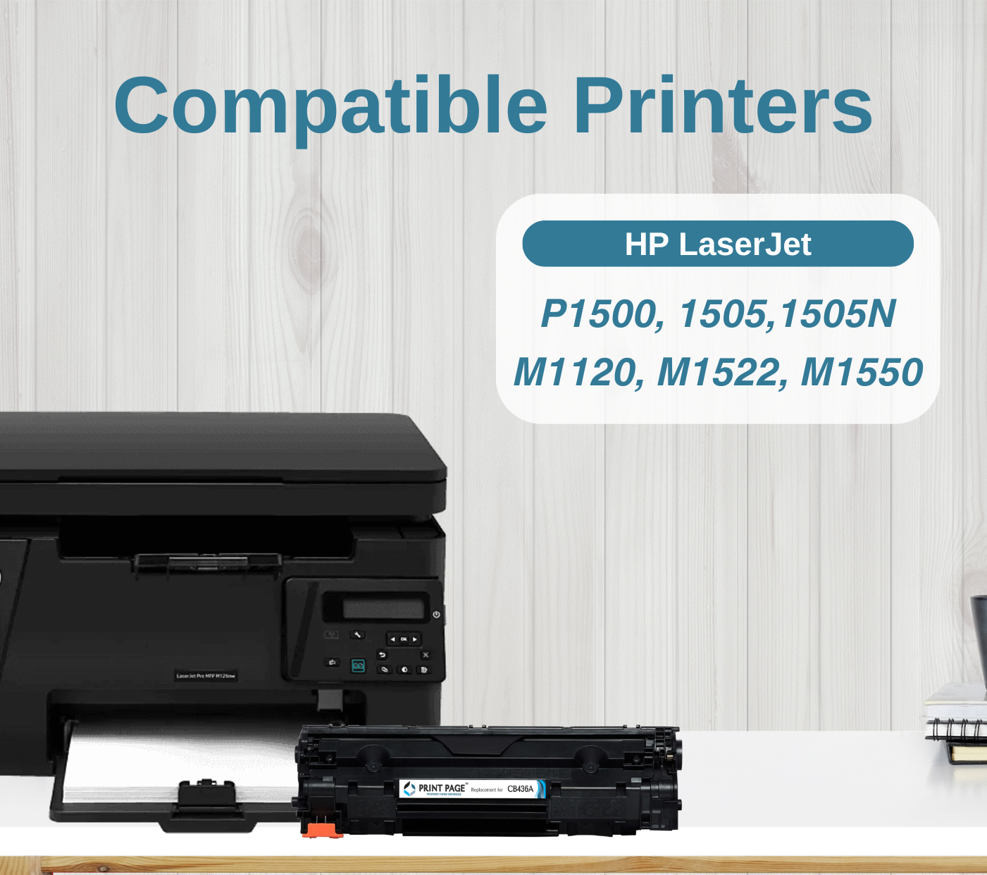 Print Page 36A (CB436A) Toner Cartridge 1 pcs