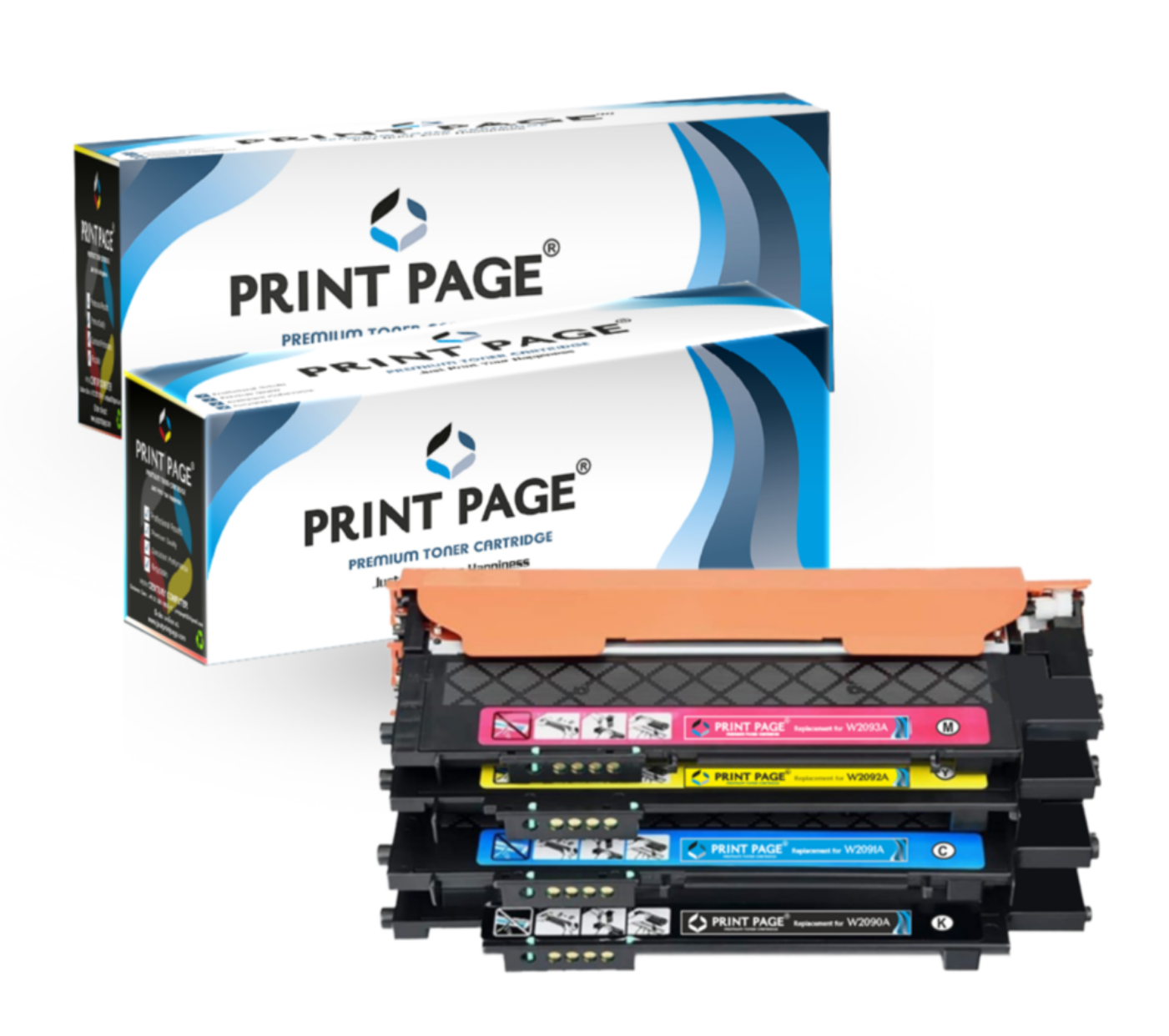 Print Page 119A Toner Cartridge 4 Color Combo