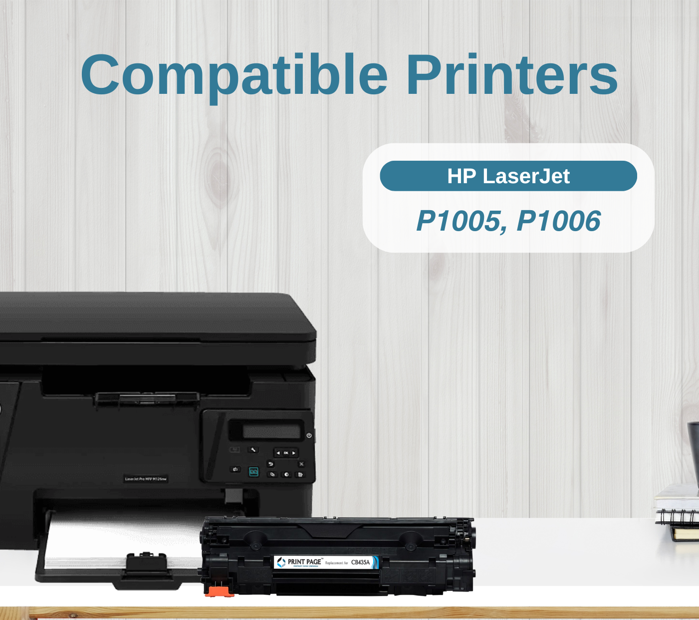 Print Page 35A (CB435A) Toner Cartridge (Set of 2)