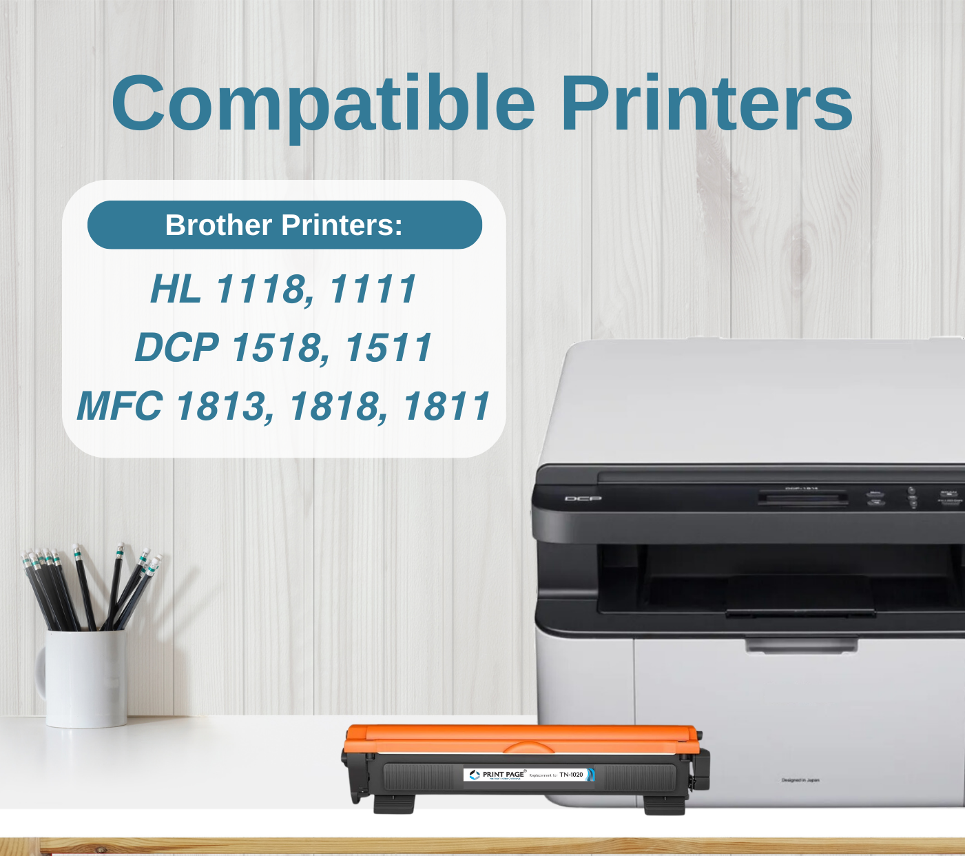 Print Page TN-1020 Toner Cartridge (Set of 2)